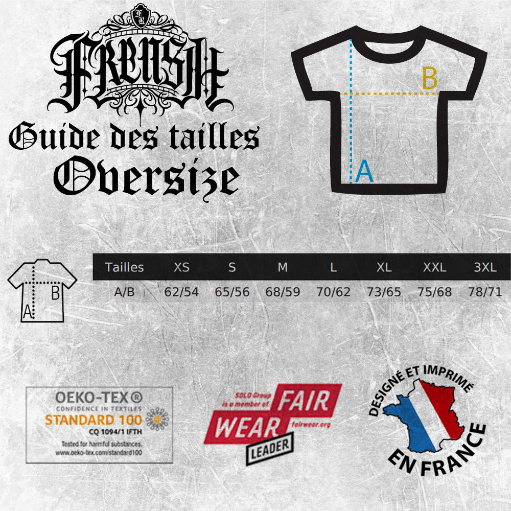 T-shirt Oversize Streetwear "Que des Numéros 10 dans la Team" – Tee Shirt Urban Graffiti Frensh
